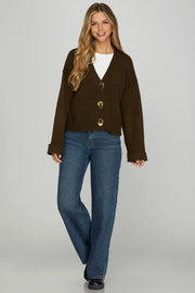 Cozy Brown Cardigan