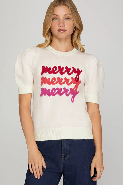 Merry Merry Merry Sweater