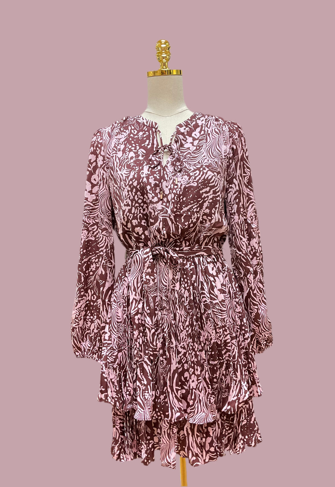 pink and zebra print dress Pink Zebra Mini Dress Large