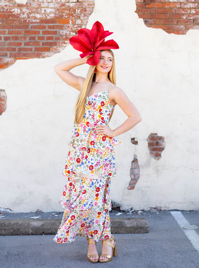 Floral Tiered Maxi
