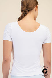 White Basic Layering Top
