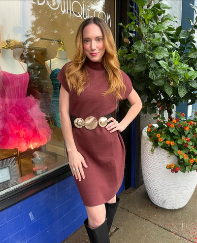 Brick Mock Neck Mini