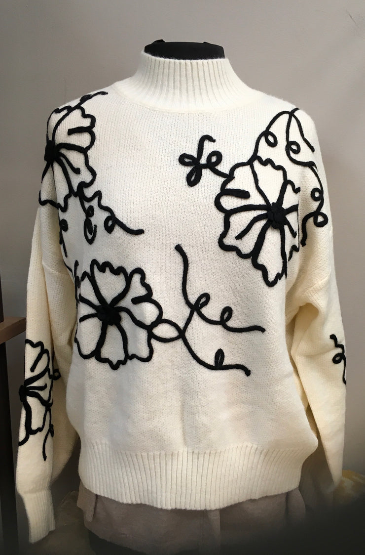 Embry Flower Sweater