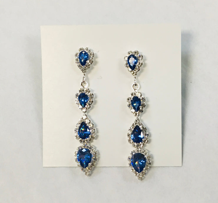 Royal Blue Drop Earrings