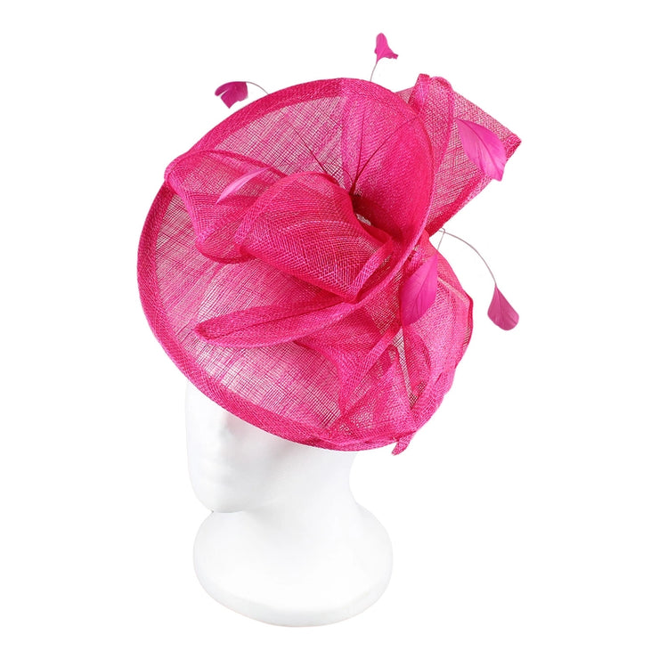 Fuchsia Fascinator with Bow