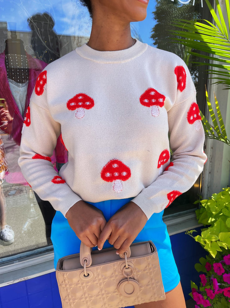Red Mushroom Sweater