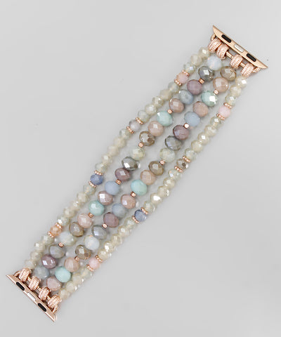 Multi Color Bead Watchband