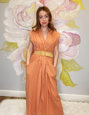 Clay Belted Dress
