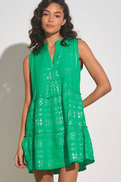 Bright Green Arrow Dress