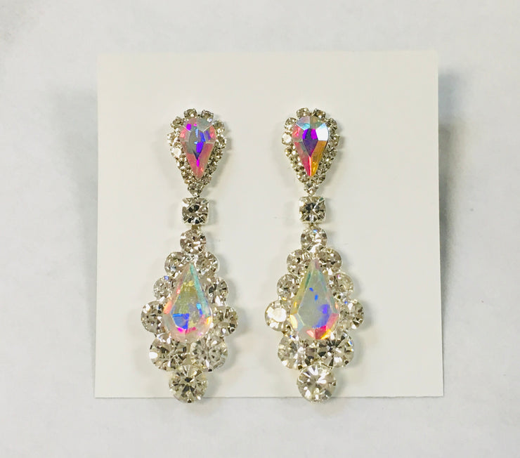 Glam Teardrop Jewel Earrings