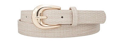 Light Tan Textured Belt