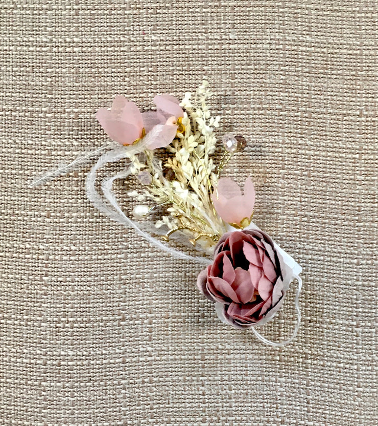 Rose Branch Hair Clip
