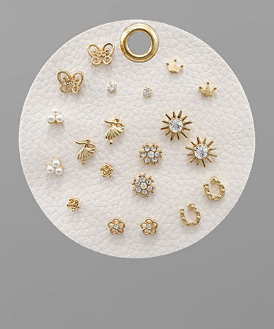 Flower Studs Set