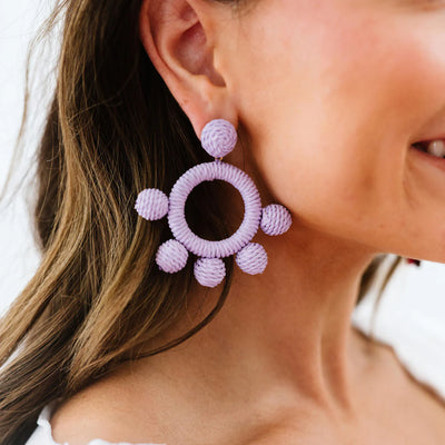 Lilac Faith First Earrings