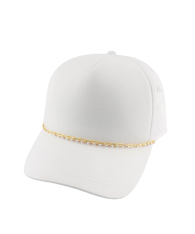 White Ball Cap