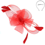 Small Mesh Ribbon Fascinator