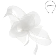 Small Mesh Ribbon Fascinator