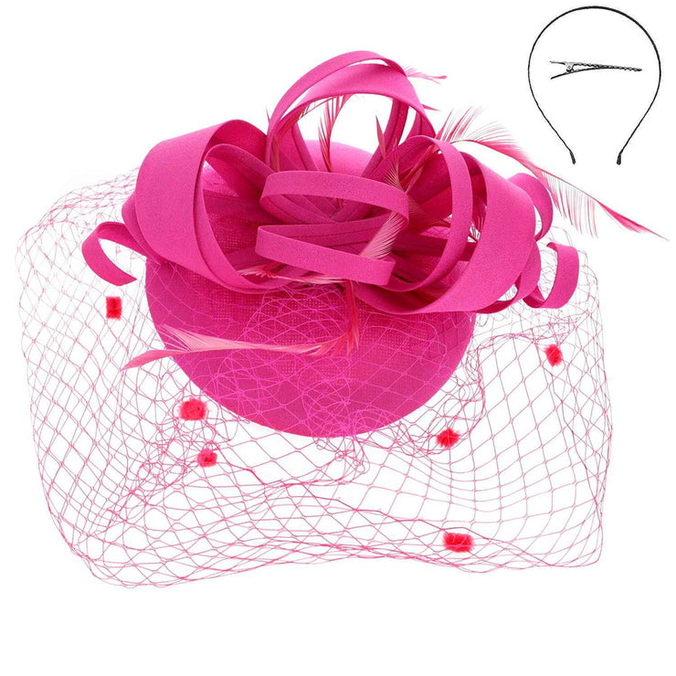 Ribbon & Mesh Fascinator