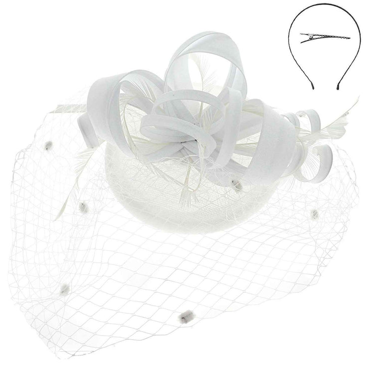 Ribbon & Mesh Fascinator