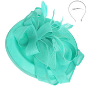 Flax Fabric Ribbon Fascinator