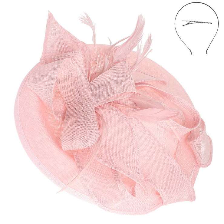 Flax Fabric Ribbon Fascinator