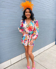 Orange Feather 1920's Style Fascinator