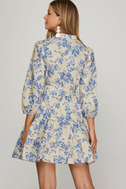 Flora Print Dress