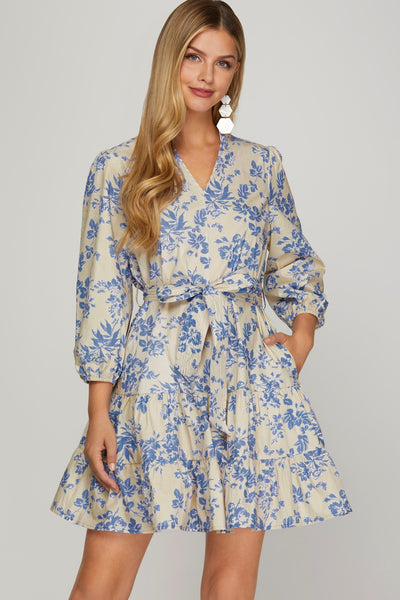 Flora Print Dress