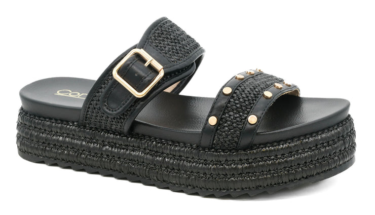Walk of Shame Black Raffia
