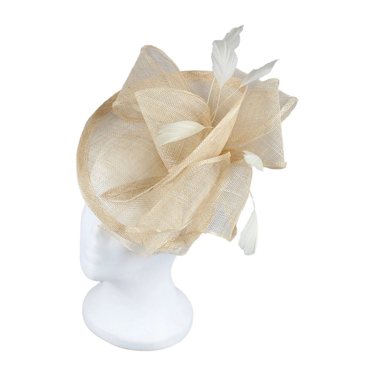 Natural Fascinator with Bow