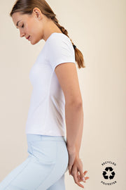 White Basic Layering Top