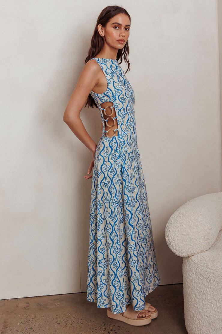 Three Rings Floral Maxi