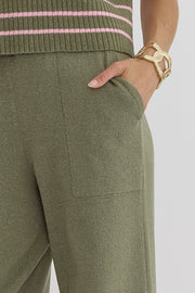 Olive Knit Joggers