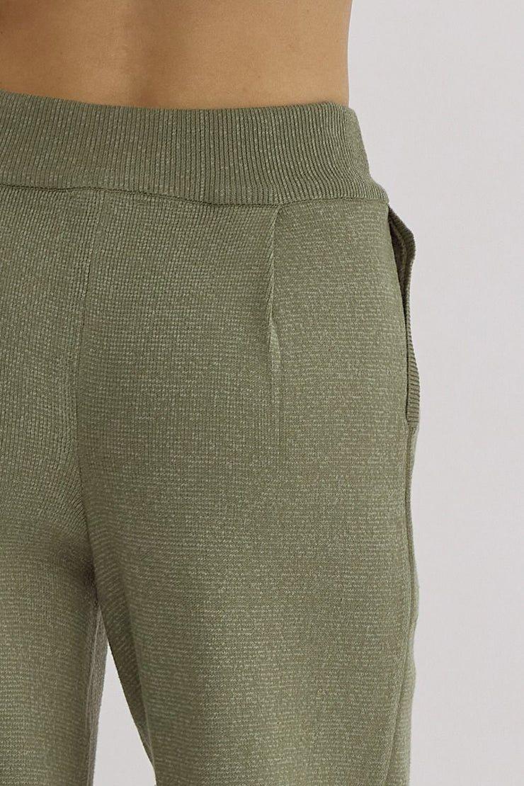 Olive Knit Joggers