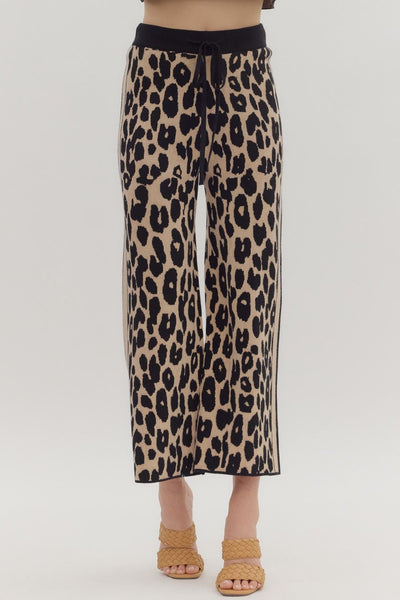 Animal Moves Knit Pants