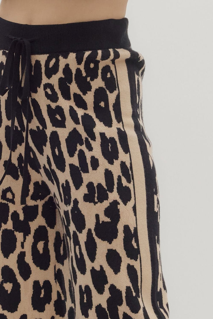 Animal Moves Knit Pants