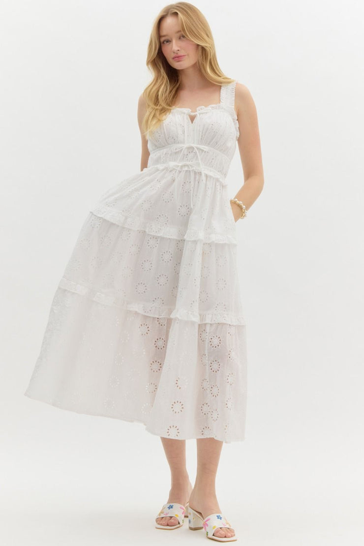 Summer White Midi