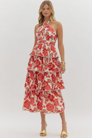 Romantic in Red Midi