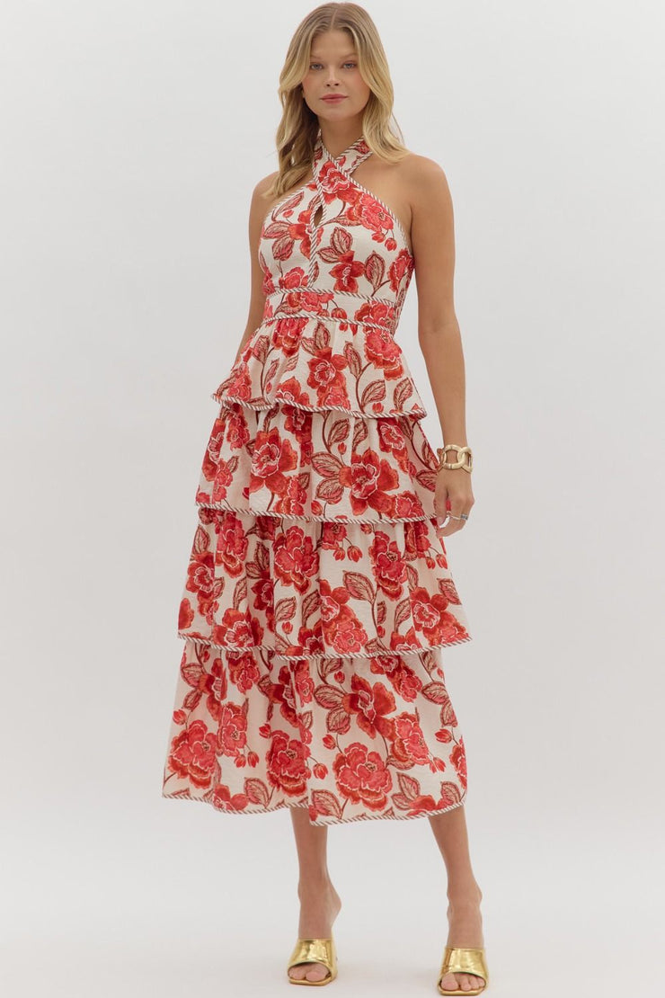 Romantic in Red Midi