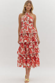 Romantic in Red Midi