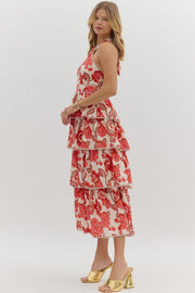 Romantic in Red Midi