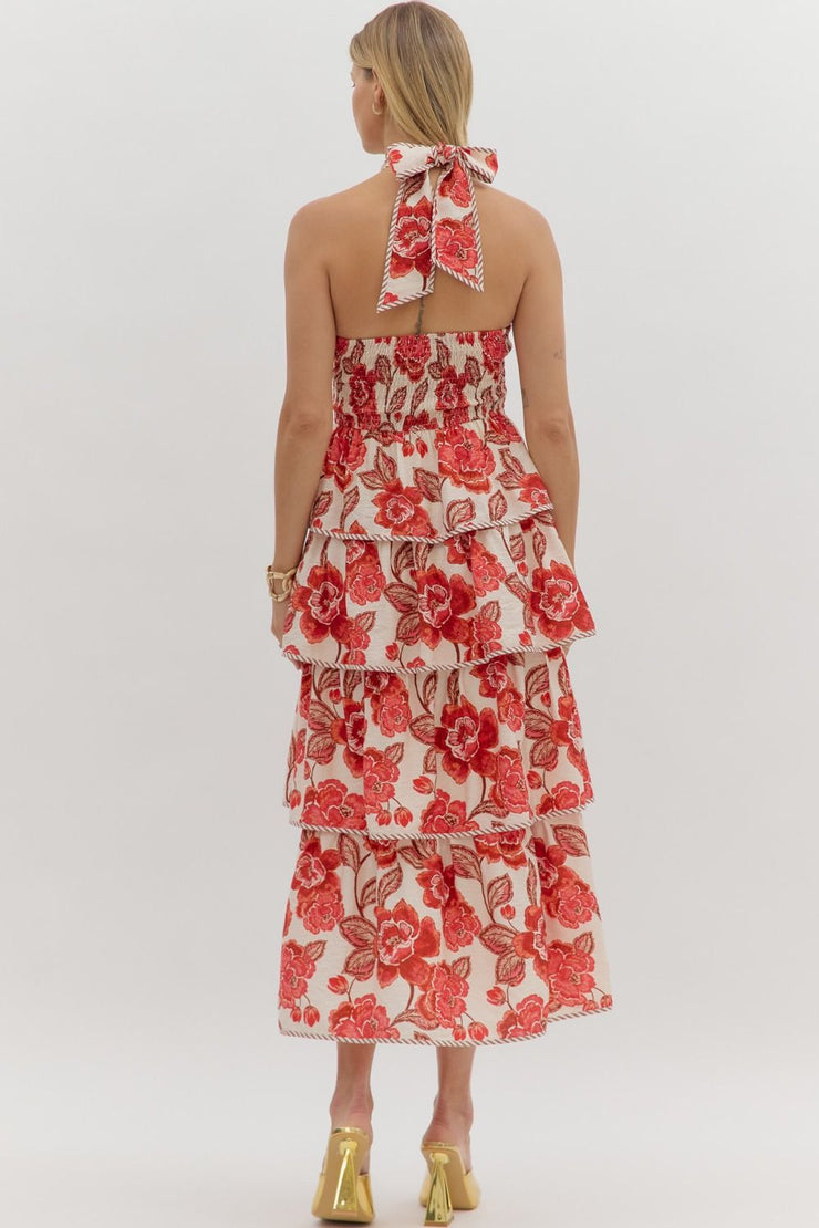 Romantic in Red Midi