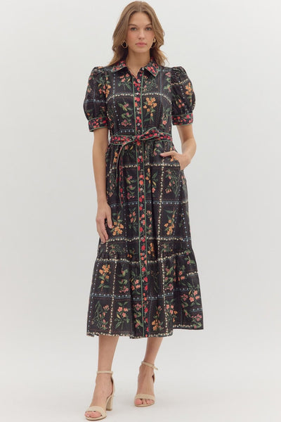 Alexandria Midi  Dress