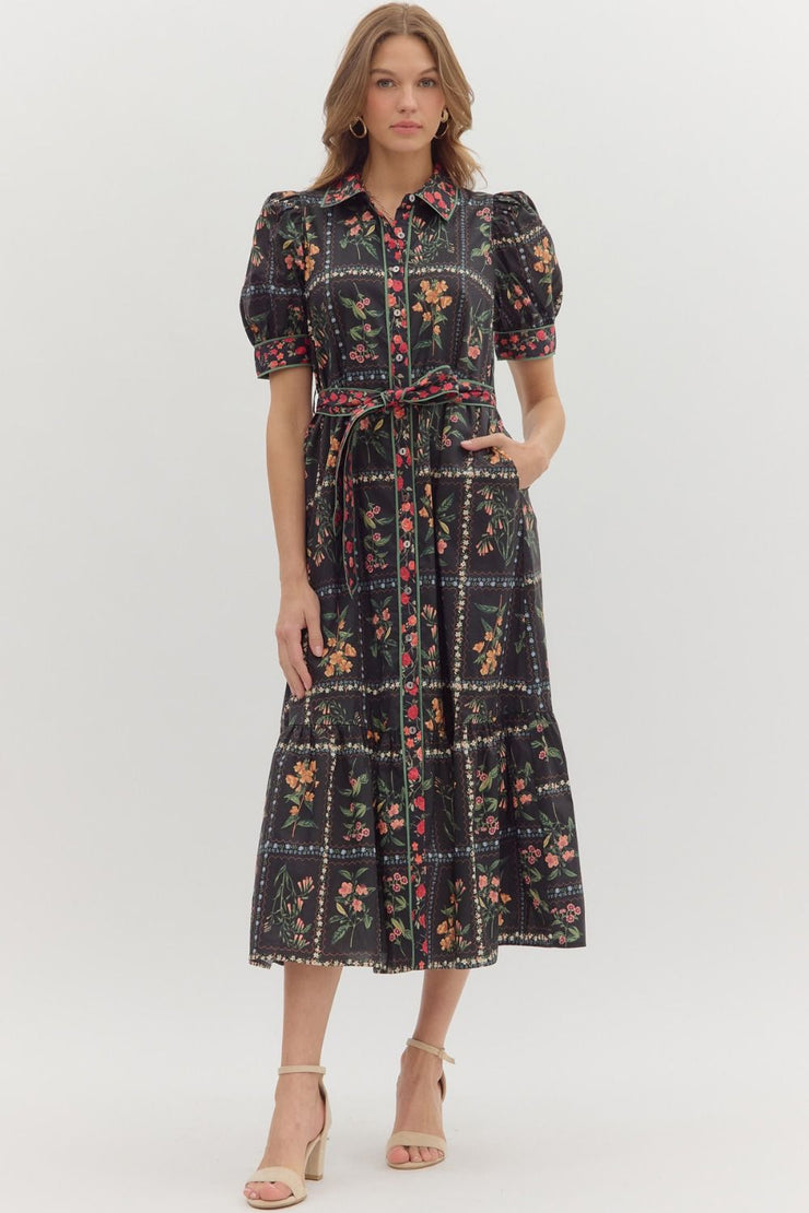 Alexandria Midi  Dress