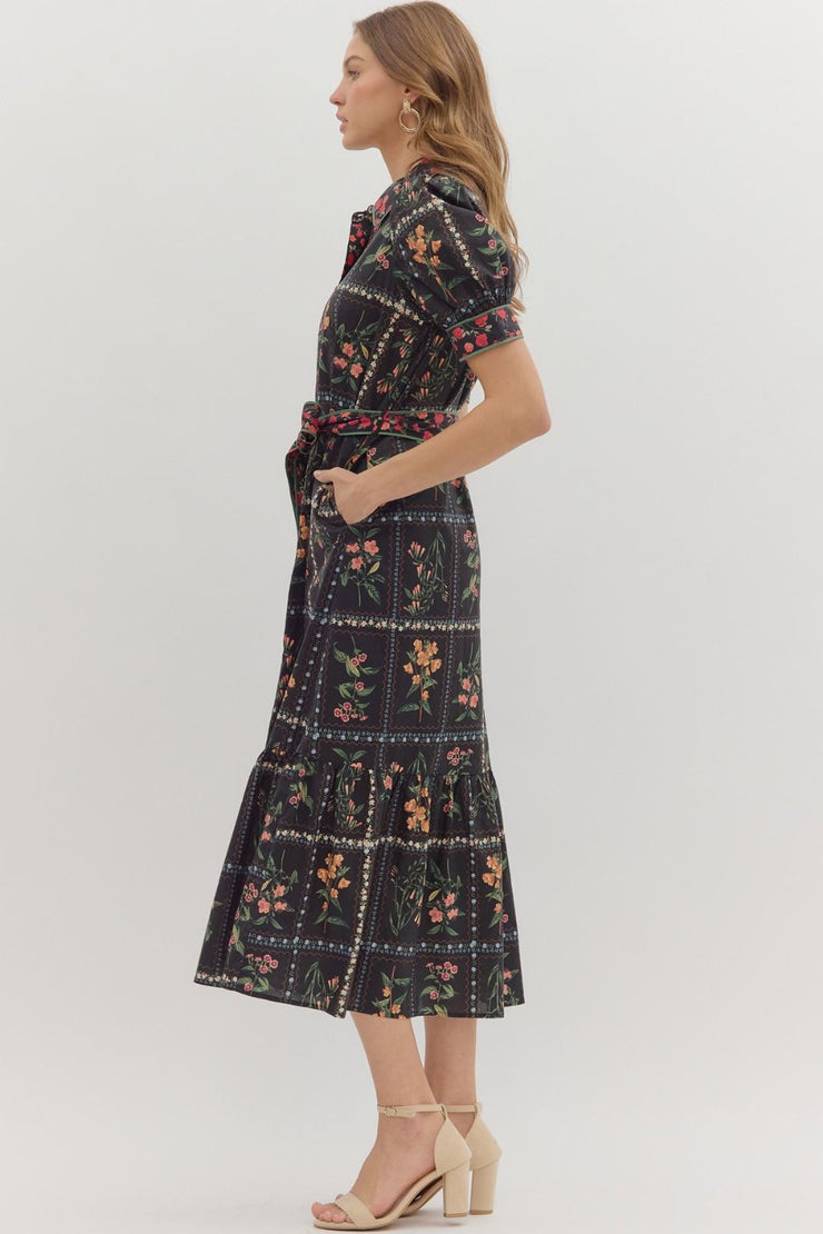 Alexandria Midi  Dress