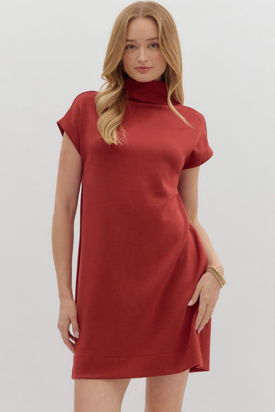 Brick Mock Neck Mini