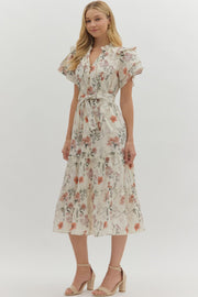 Evelyn Floral Midi