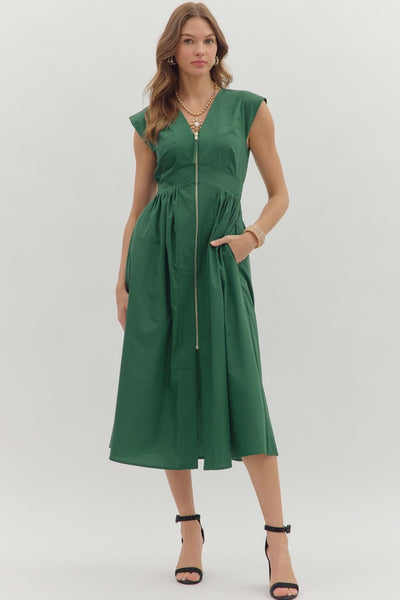 Maeve Hunter Green Midi