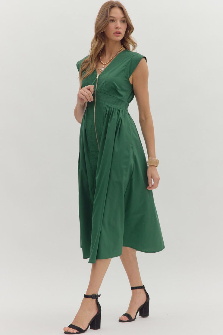 Maeve Hunter Green Midi