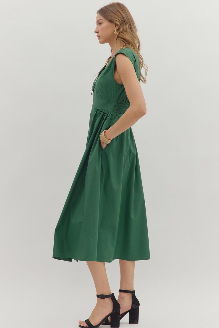 Maeve Hunter Green Midi